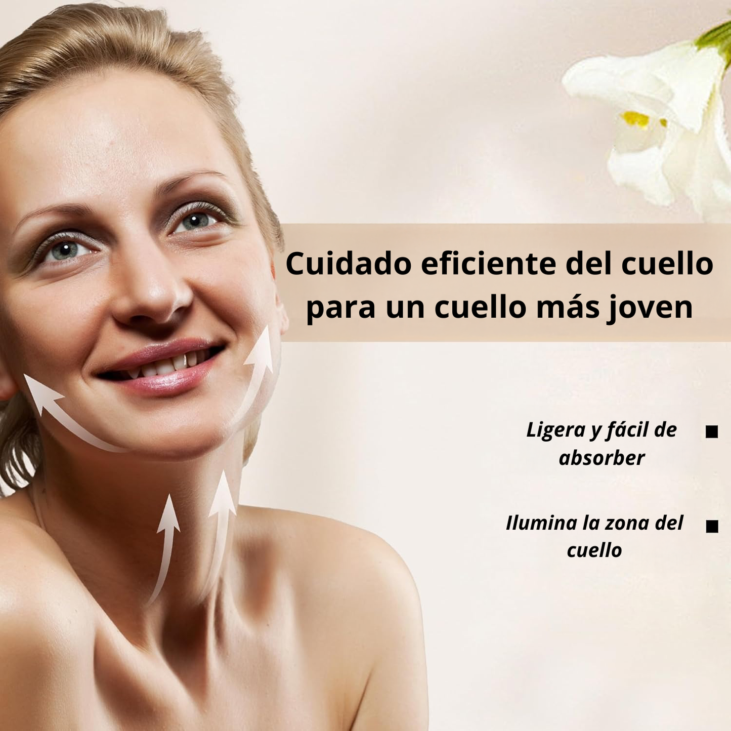 Merraci™ Crema Reafirmante para Cuello AH-8 – Hidratación, Firmeza y Cuidado Antiedad
