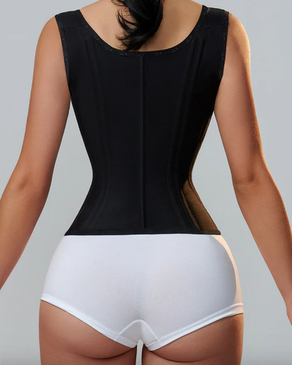 Merraci™ Faja Shapewear with Double Waistband – Abdominal Control and Waist Sculpting