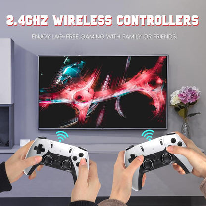 Retro Wireless Game Console - 20,000+ Games 4k HDMI Output System