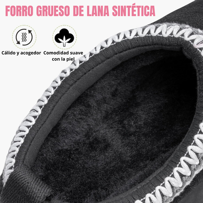 Merraci™ Pantuflas Plataforma de Invierno – Suela Antideslizante y Forro Acolchado de Felpa