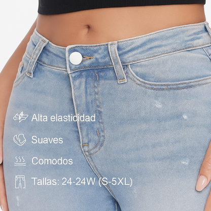 Merraci™ Jeans de Corte Ancho – Comodidad y Estilo Atemporal