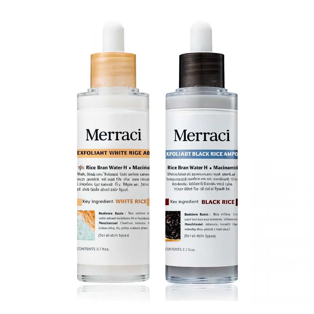 Merraci™ Rice Ampoule – Gentle Exfoliation & Radiant Skin