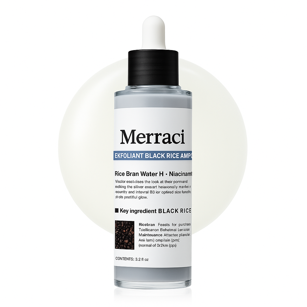 Merraci™ Rice Ampoule – Gentle Exfoliation & Radiant Skin