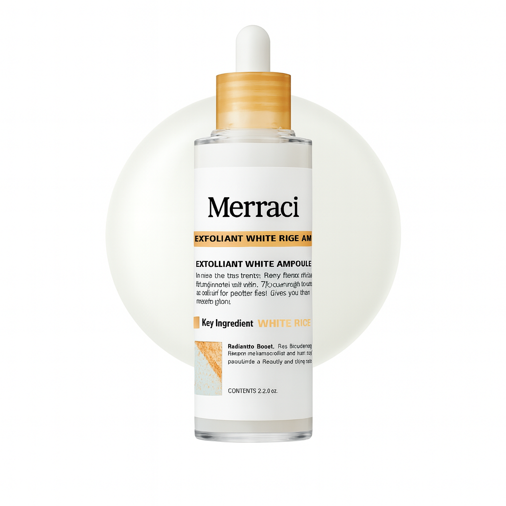 Merraci™ Rice Ampoule – Gentle Exfoliation & Radiant Skin