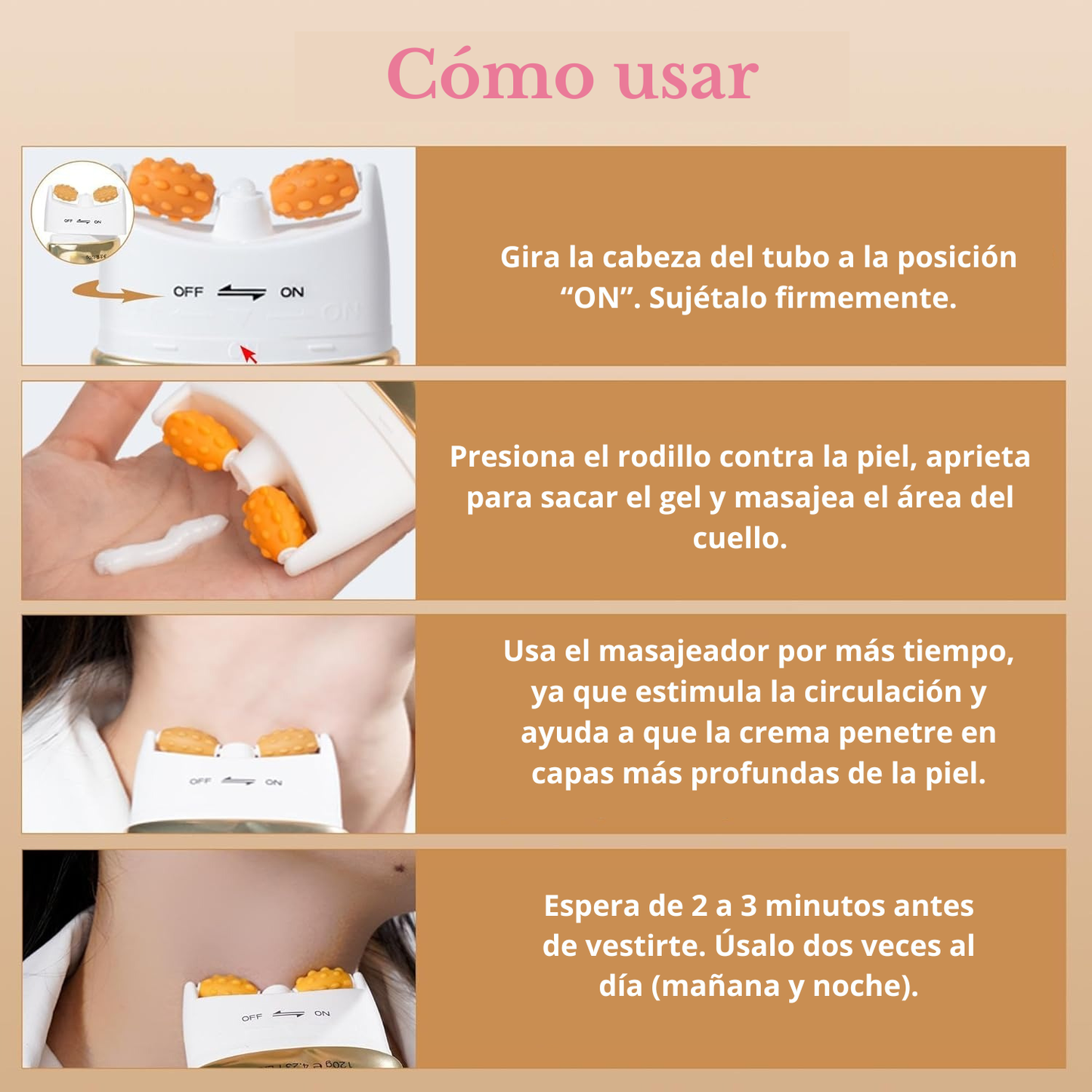 Merraci™ Crema Reafirmante para Cuello AH-8 – Hidratación, Firmeza y Cuidado Antiedad