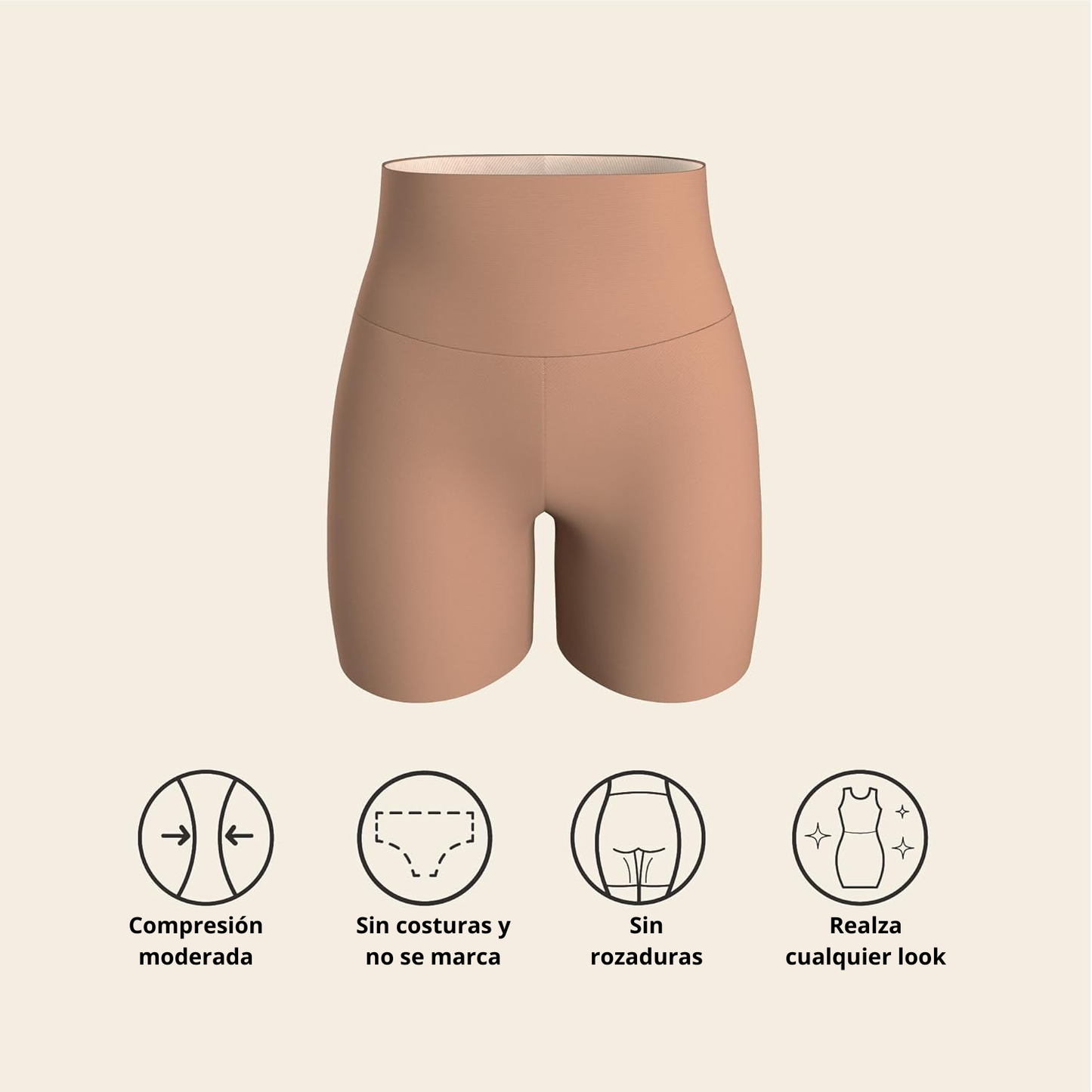 Merraci™ Shorts Moldeadores – Control de Abdomen y Cintura