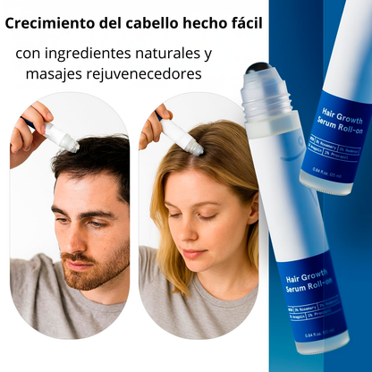 Merraci™ Sérum Capilar Roll-On – Crecimiento y Nutrición