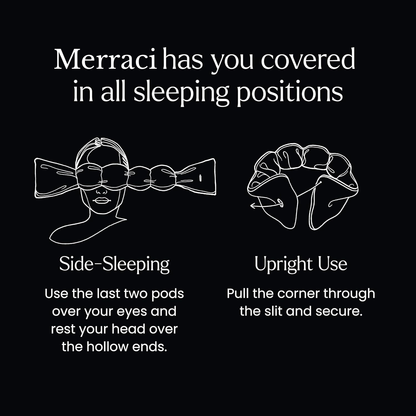 Merraci™ Weighted Sleep Mask – 100% Blackout