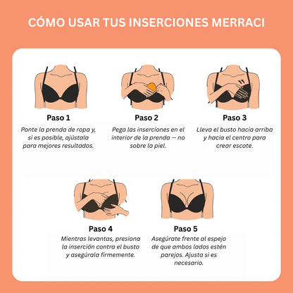 Merraci™ Inserciones Sticky – Realce y Cobertura Instantánea