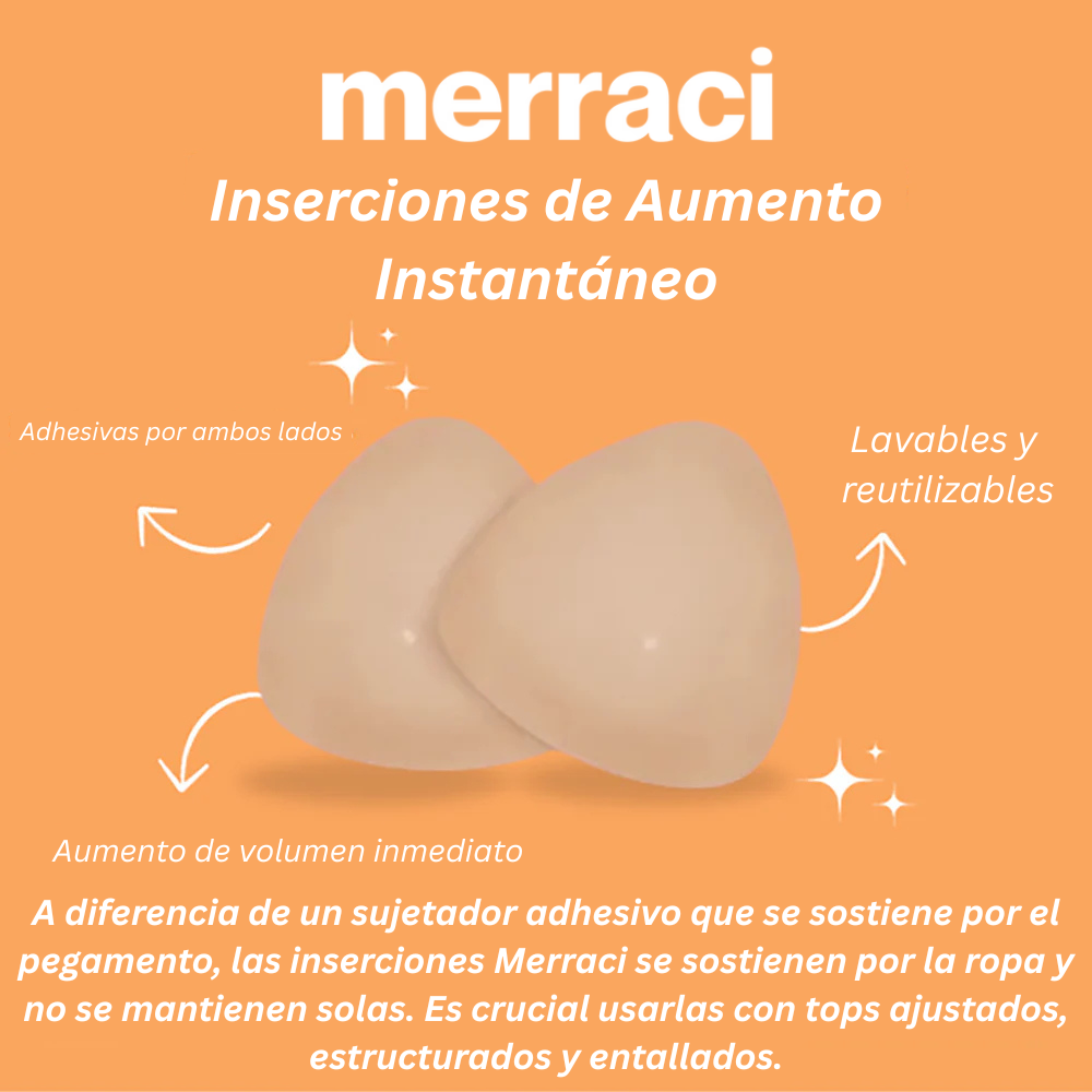 Merraci™ Inserciones Sticky – Realce y Cobertura Instantánea