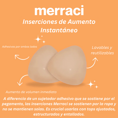 Merraci™ Inserciones Sticky – Realce y Cobertura Instantánea