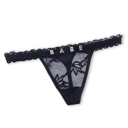 Tanga Seductora con Nombre Personalizado (COMPRA 1 Y LLEVA 1 GRATIS)