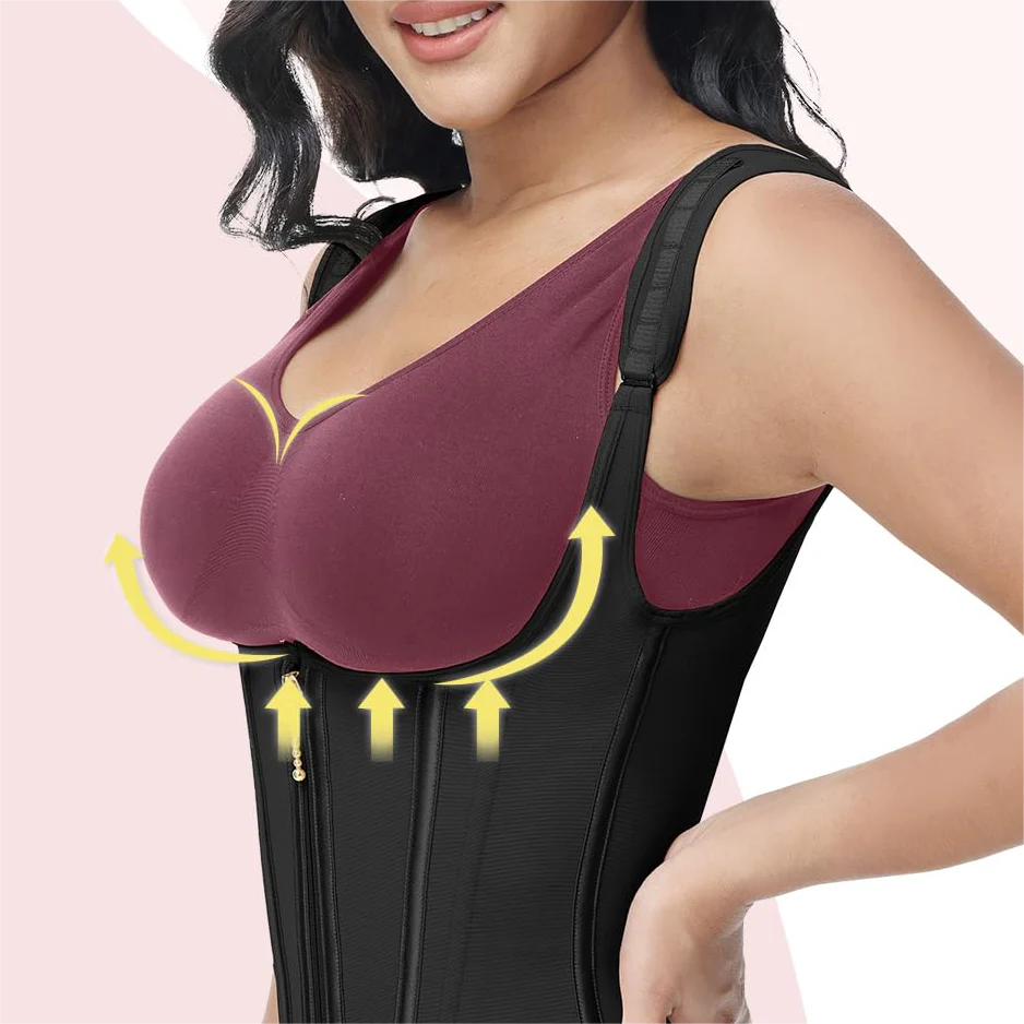 Merraci™ Faja Shapewear with Double Waistband – Abdominal Control and Waist Sculpting