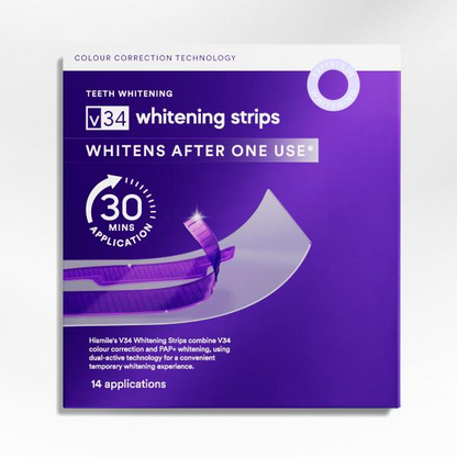 Merraci™ V34 Whitening Strips – Tooth Color Brightening
