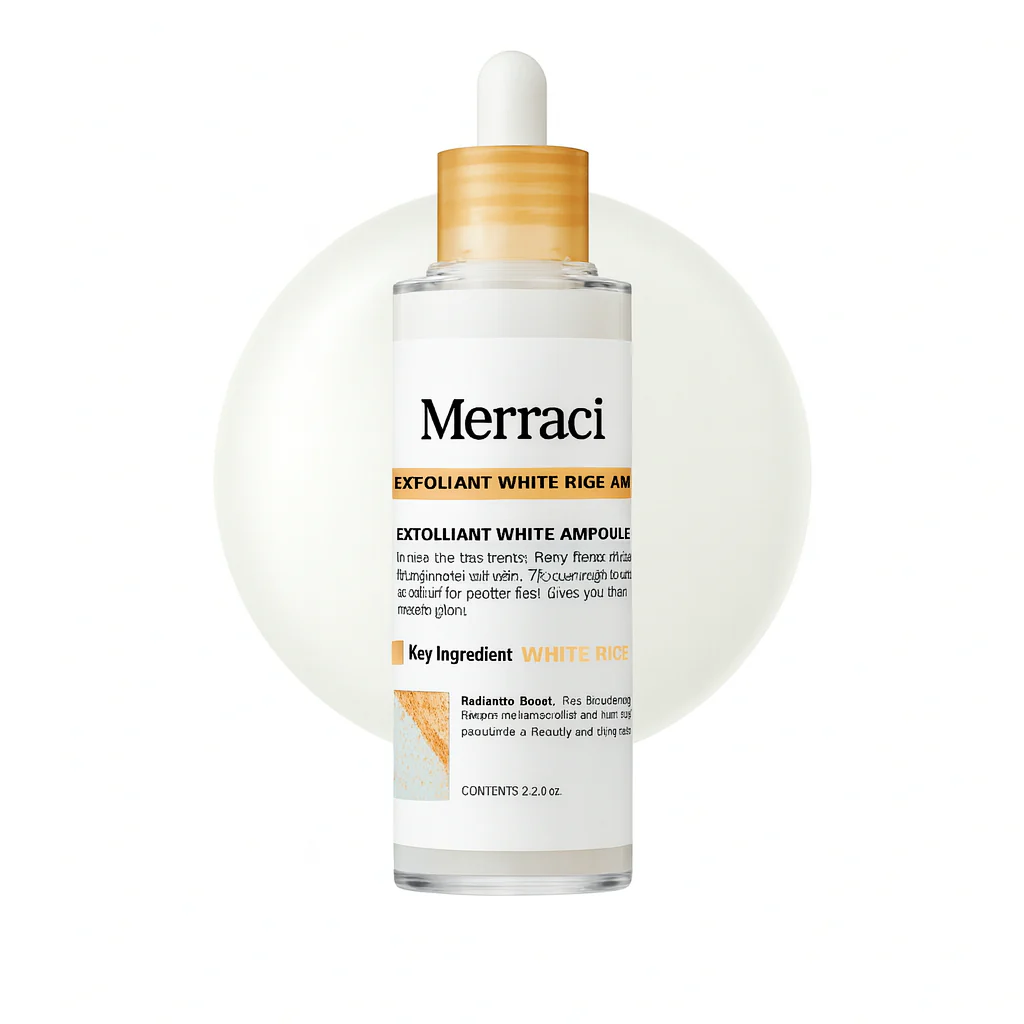Merraci™ Rice Ampoule – Gentle Exfoliation & Radiant Skin
