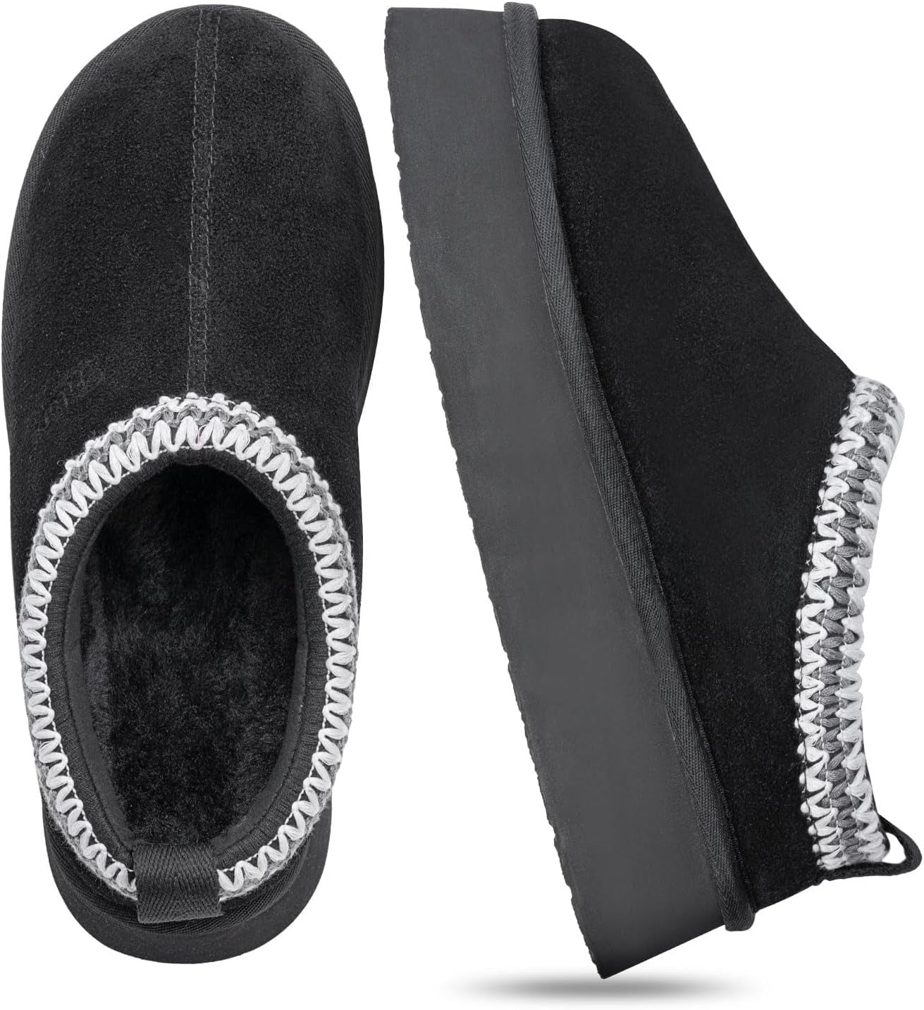 Merraci™ Pantuflas Plataforma de Invierno – Suela Antideslizante y Forro Acolchado de Felpa