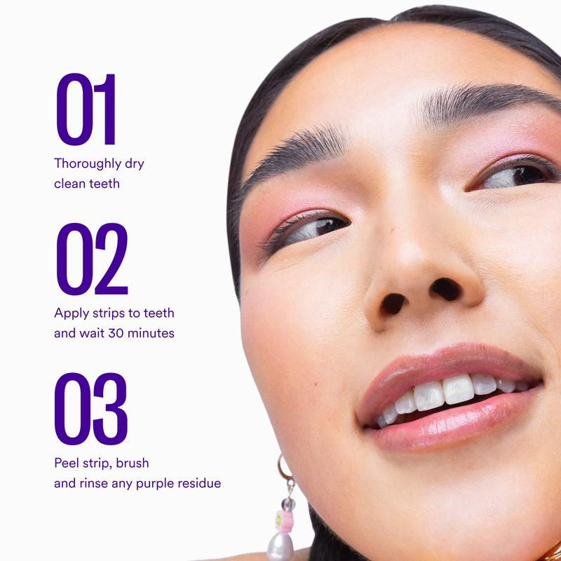 Merraci™ V34 Whitening Strips – Tooth Color Brightening