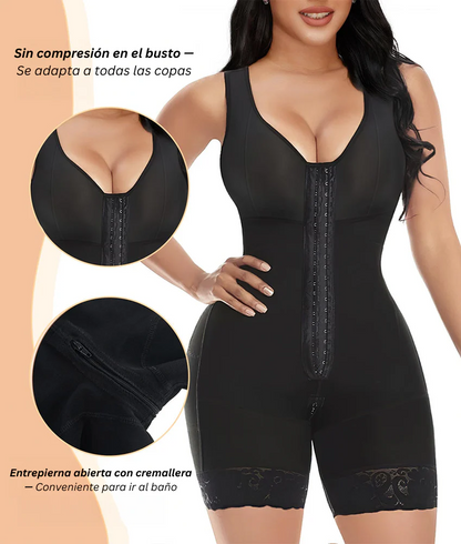 Merraci™ Faja Reductora con Cierre Total – Moldea Cintura y Abdomen